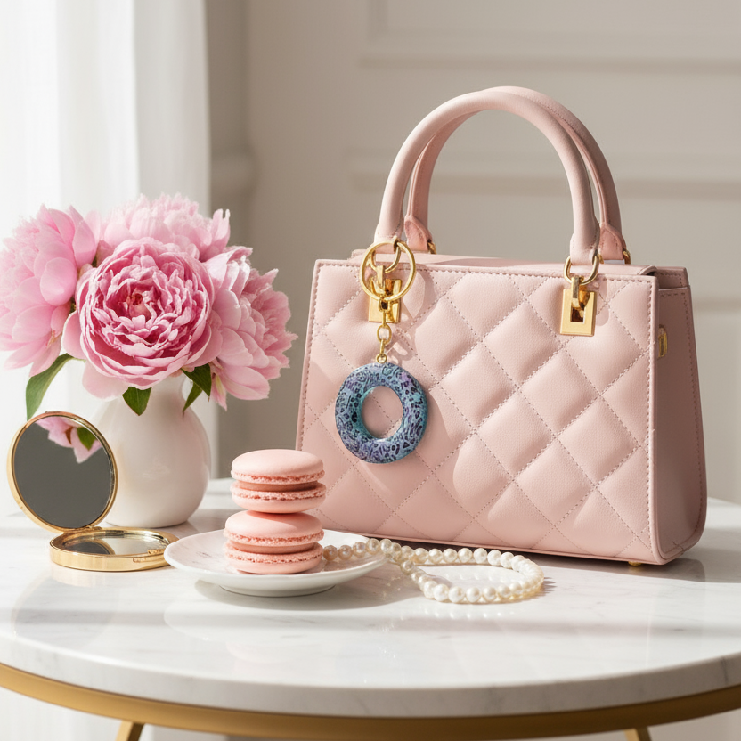 Alphabet O - Resin Keychain