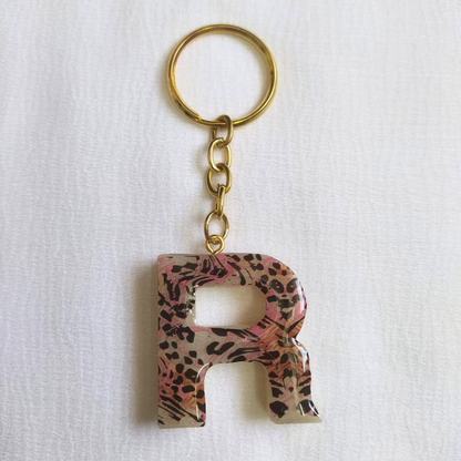 Alphabet R - Resin Keychain