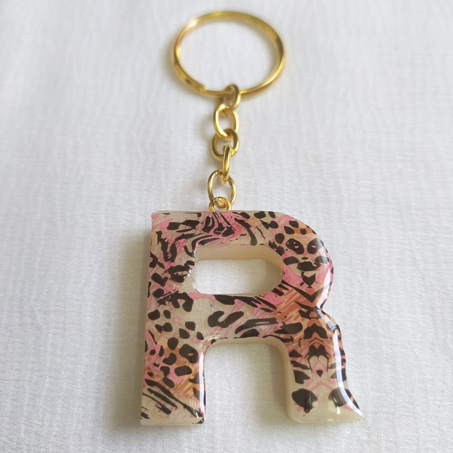 Alphabet R - Resin Keychain