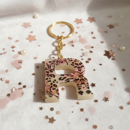 Alphabet R - Resin Keychain