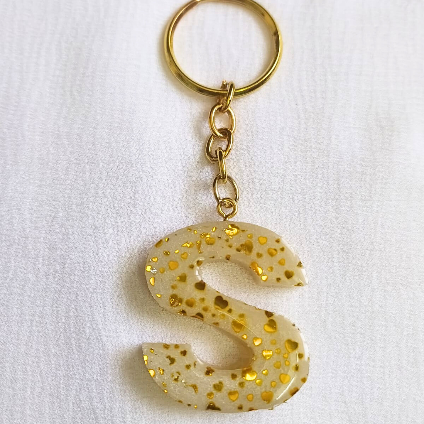Alphabet S - Resin Keychain