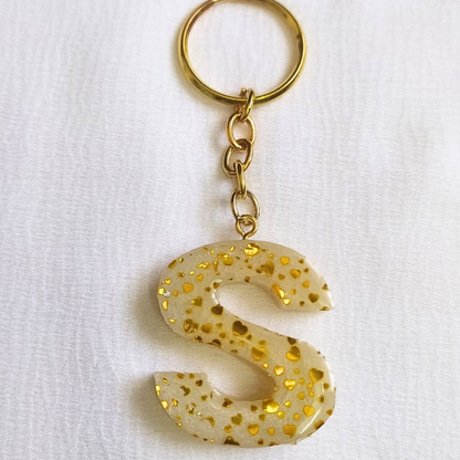 Alphabet S - Resin Keychain