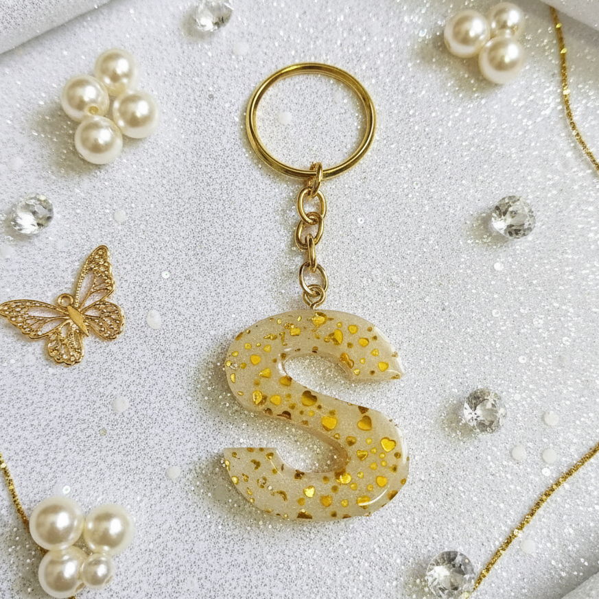 Alphabet S - Resin Keychain