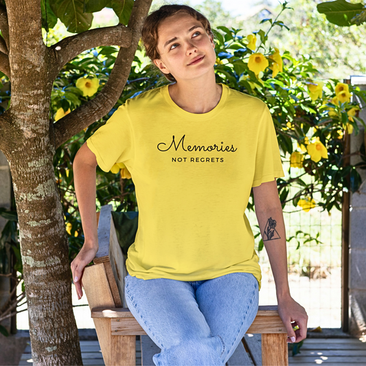 Memories Not Regrets - Women's T Shirt