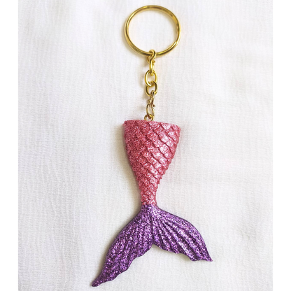 Mermaid Resin Keychain