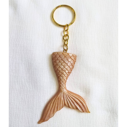 Mermaid Resin Keychain