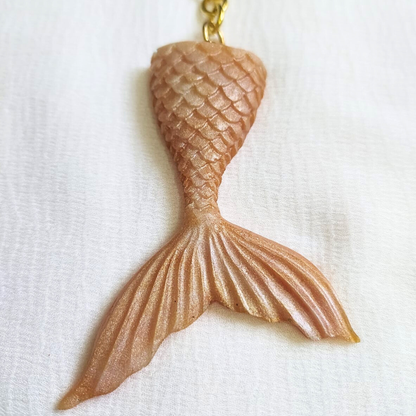 Mermaid Resin Keychain