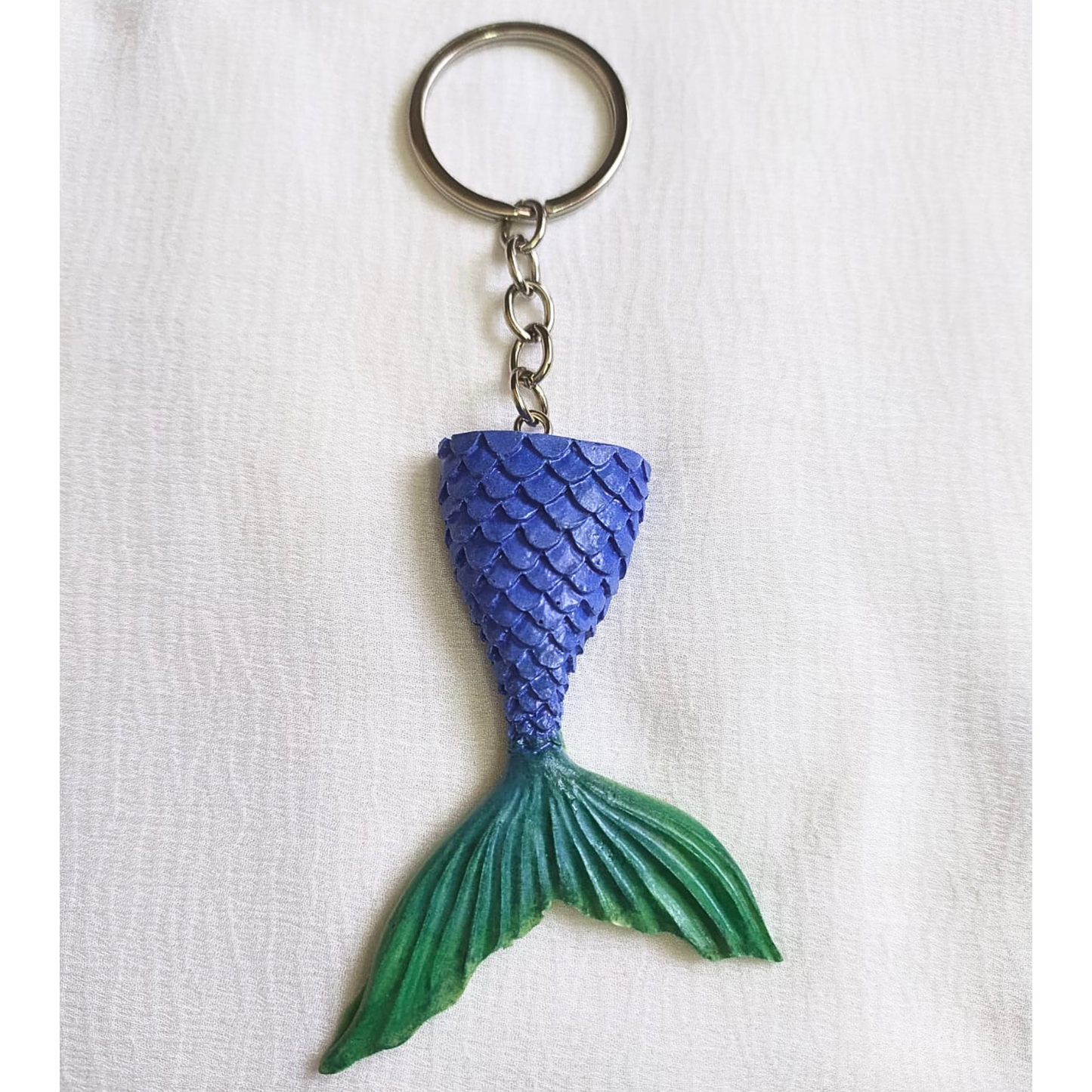 Mermaid Resin Keychain