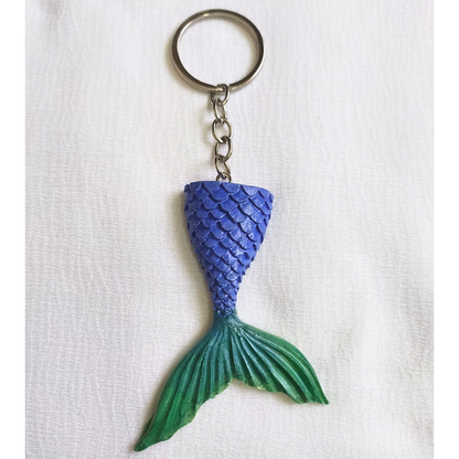 Mermaid Resin Keychain