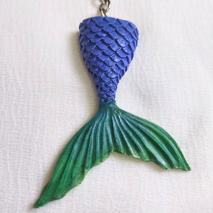 Mermaid Resin Keychain