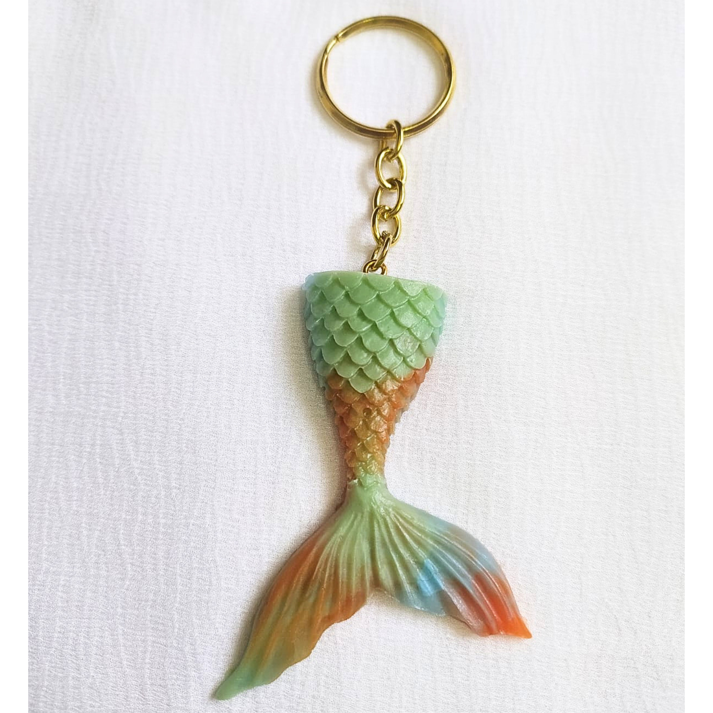 Mermaid Resin Keychain