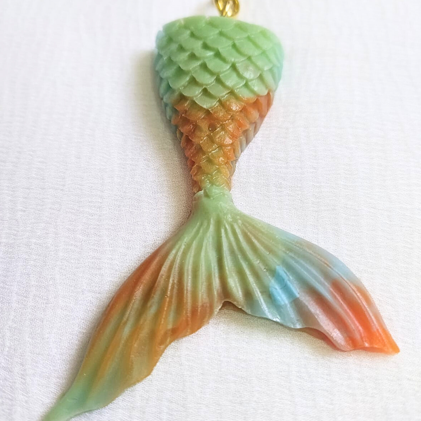 Mermaid Resin Keychain