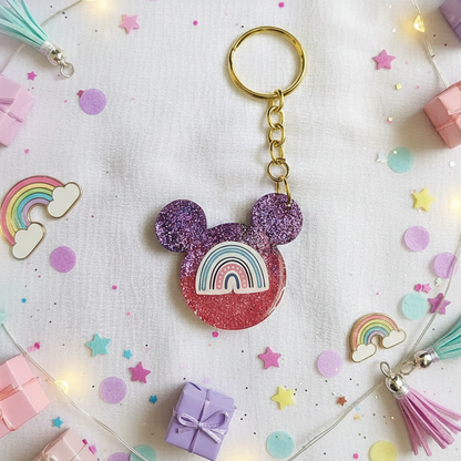 Mickey Mouse Resin Keychain