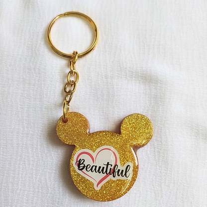 Mickey Mouse Resin Keychain