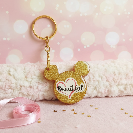 Mickey Mouse Resin Keychain