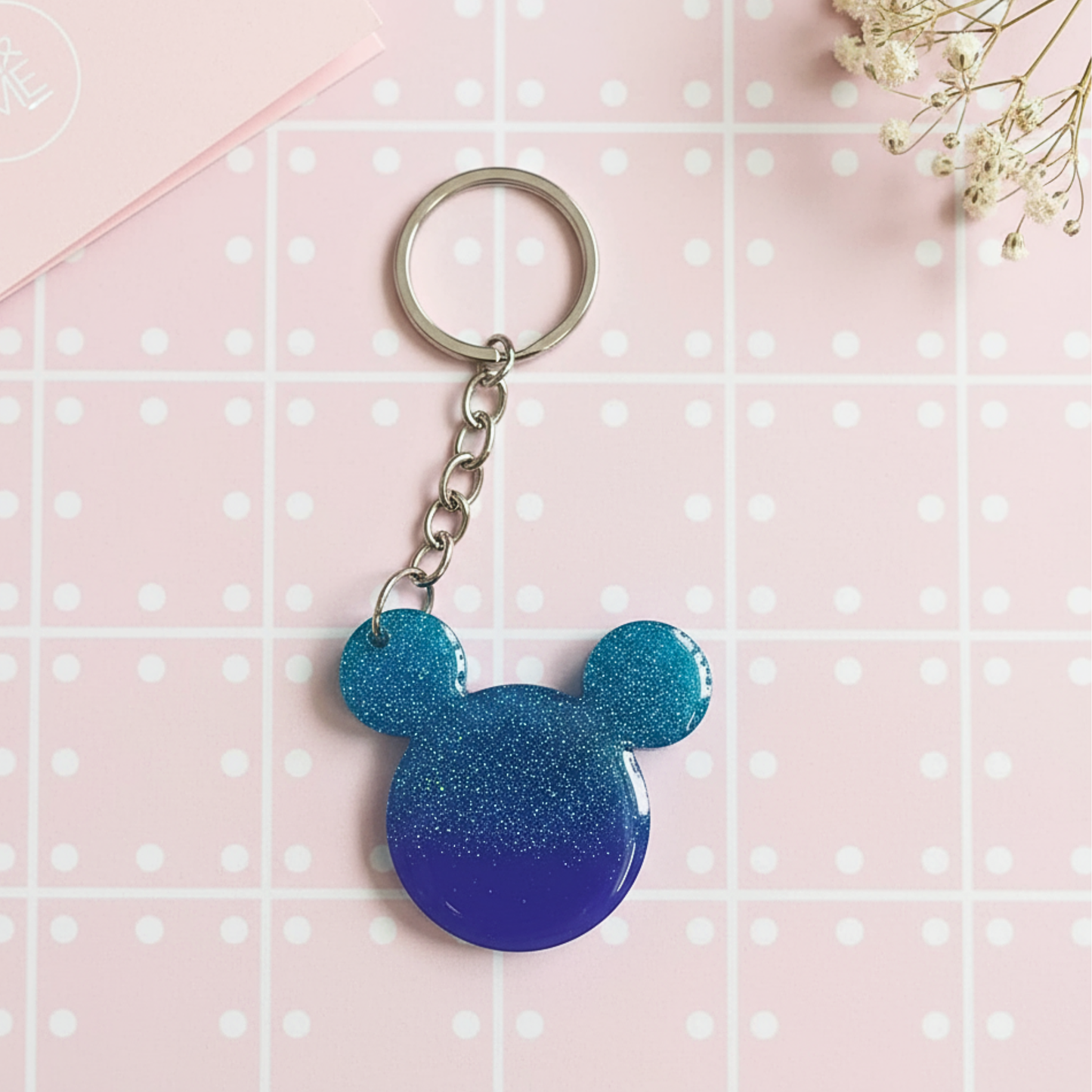 Mickey Mouse Resin Keychain
