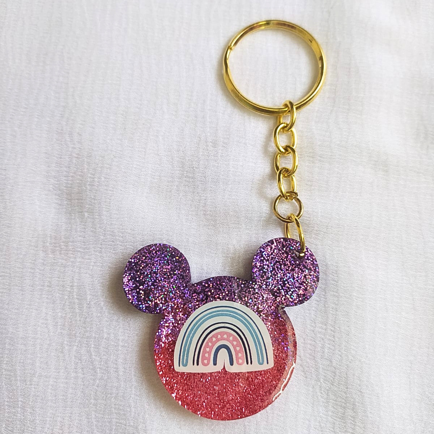Mickey Mouse Resin Keychain