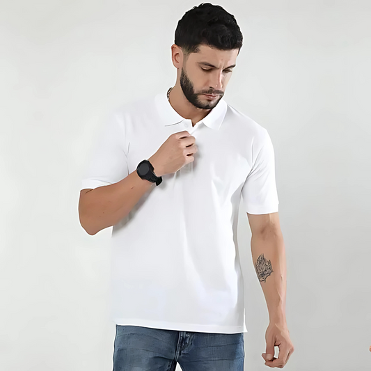 Men's Plain Polo T Shirt