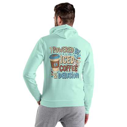 Powered By Iced Coffee & Delusion - Unisex Hoodie