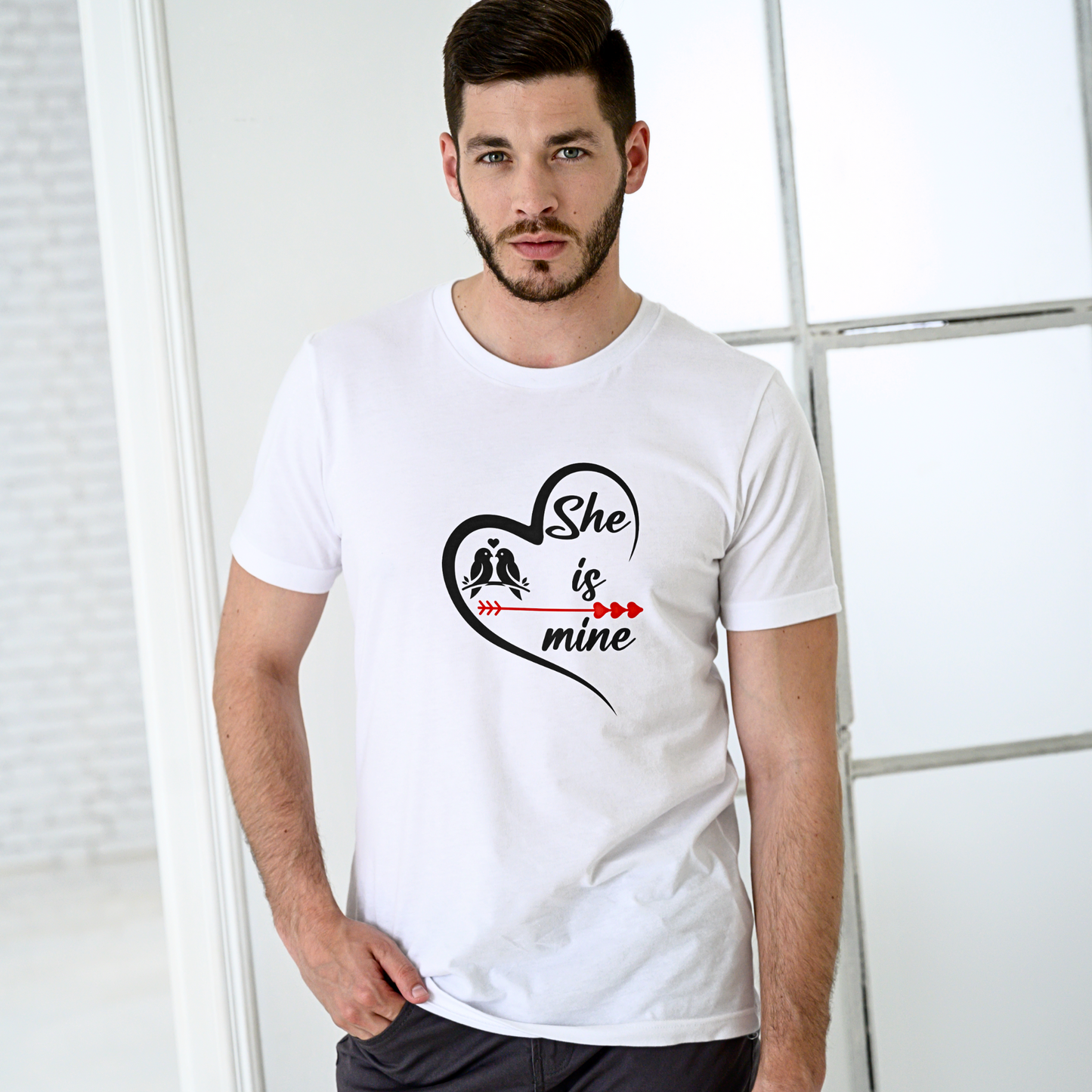 He's Mine & She's Mine - Couple Combo T Shirts