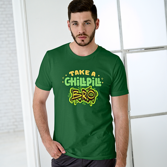 Take A Chill Pill Bro - Men's T Shirt