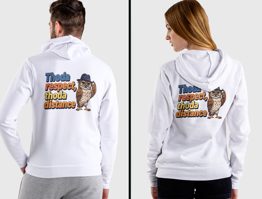 Thoda Respect Thoda Distance - Unisex Zipped Hoodie