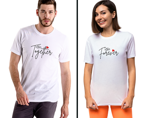 Together Forever - Couple Combo T Shirt