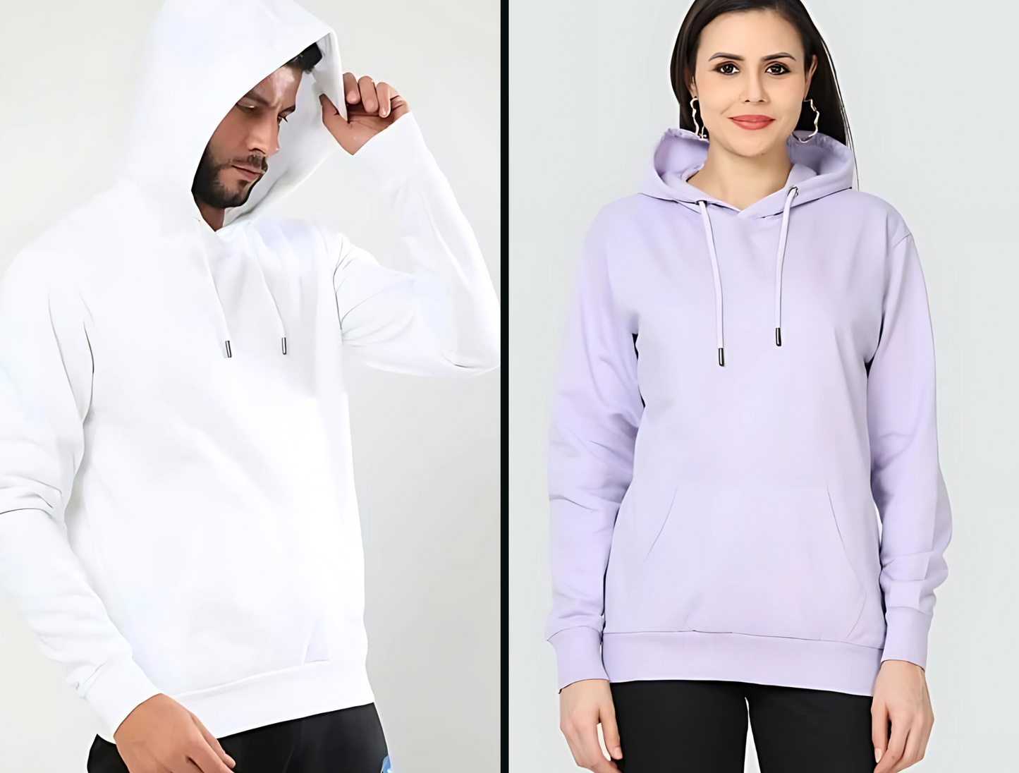 Unisex Plain Hoodie