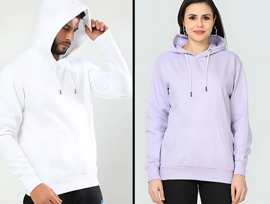 Unisex Plain Hoodie