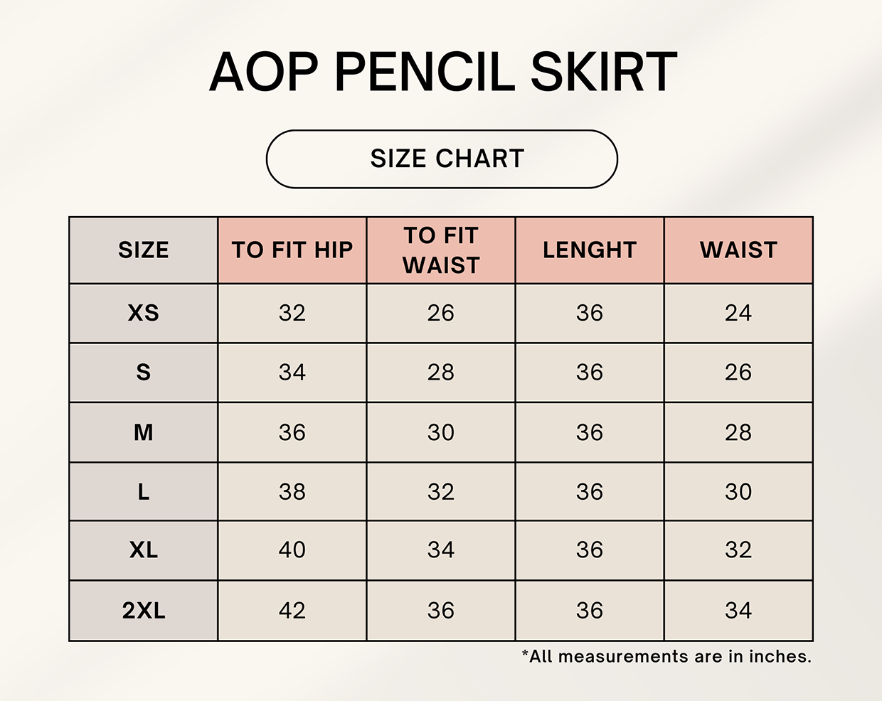 Women's Pencil Skirt - Floral Design
